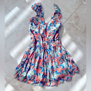 Free People Mini floral dress